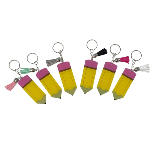 Blank Acrylic Pencil Keychains - FARYAL DESIGNS PTY LTD