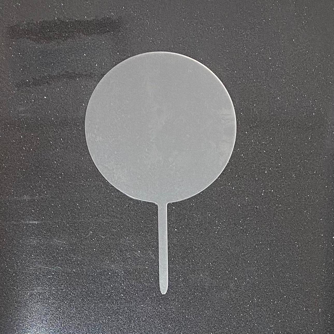 Round Blank Acrylic Cake Toppers (Small) Faryal Designs Blanks 1.95 Faryal Designs