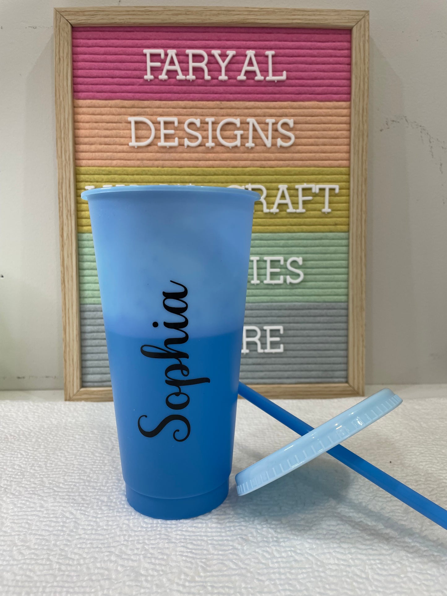 Colour Change Cups (Set of 5) 24Oz - FARYAL DESIGNS PTY LTD