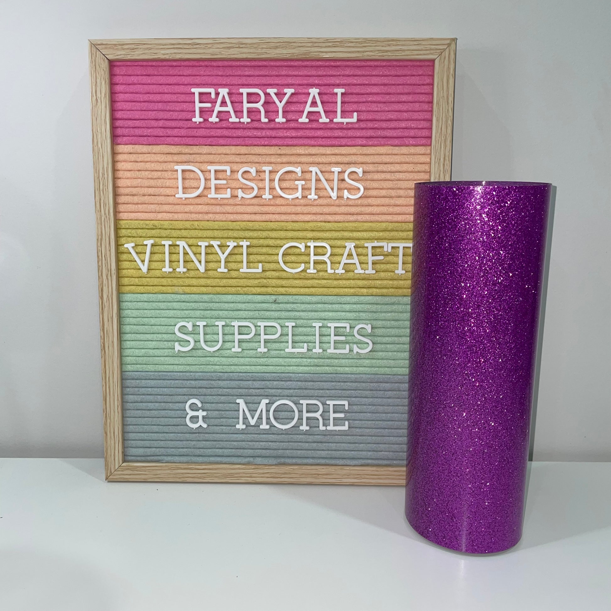 Glitter HTV 10m Mega Rolls - FARYAL DESIGNS PTY LTD