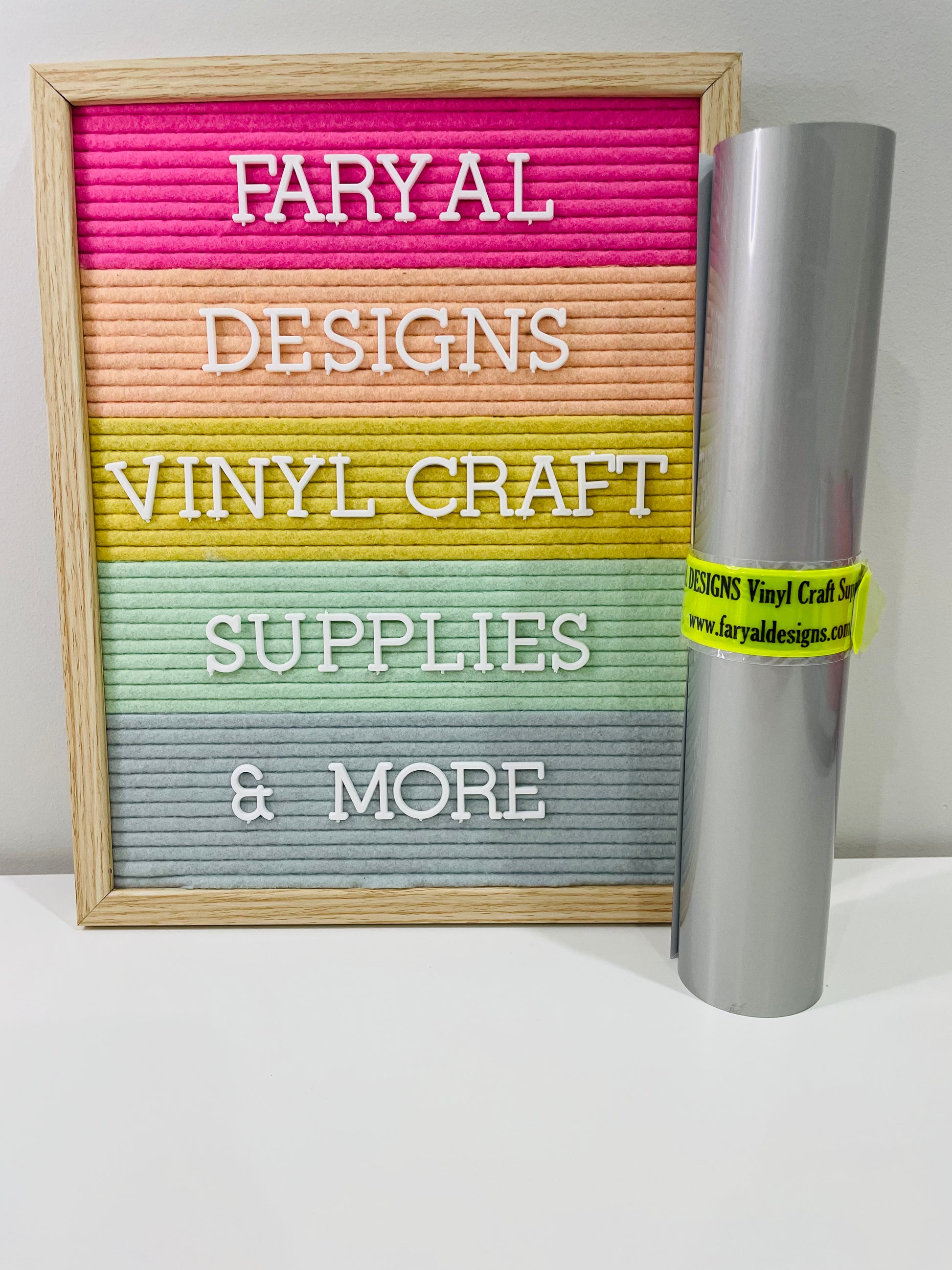 Standard HTV Wholesale 50m Rolls - FARYAL DESIGNS PTY LTD