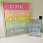 Notebook-style Water Bottle - FARYAL DESIGNS PTY LTD