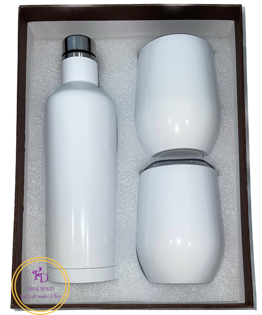 Tumblers and Water Bottle Gift Set
