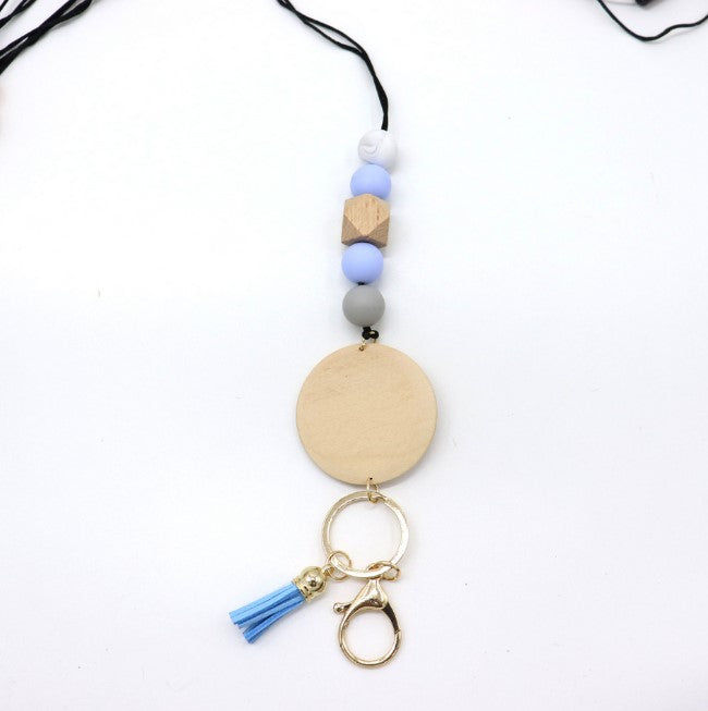 Wooden Disc Lanyards - FARYAL DESIGNS PTY LTD