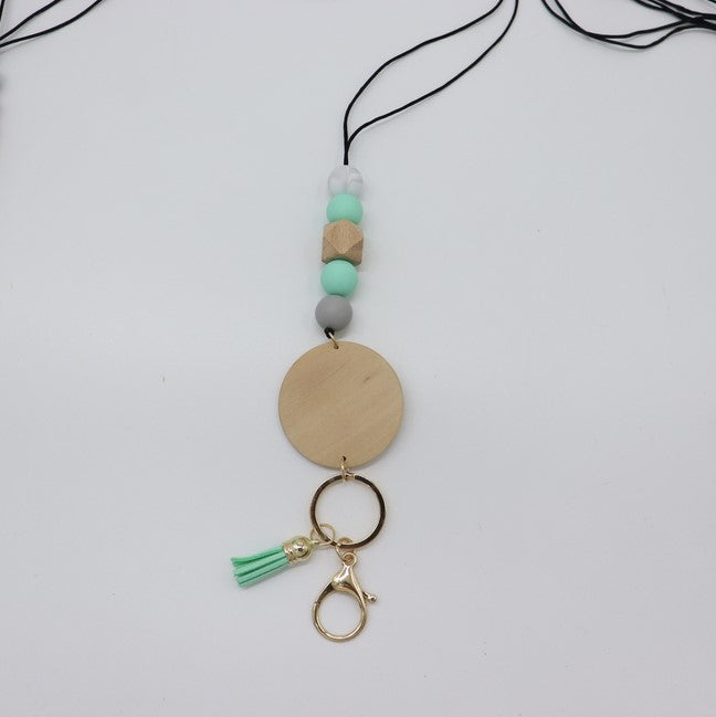 Wooden Disc Lanyards - FARYAL DESIGNS PTY LTD