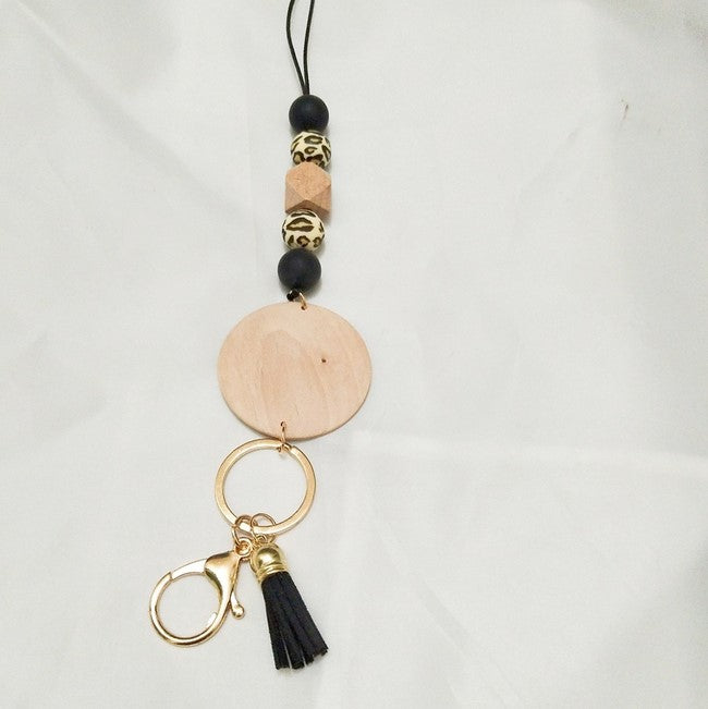 Wooden Disc Lanyards - FARYAL DESIGNS PTY LTD