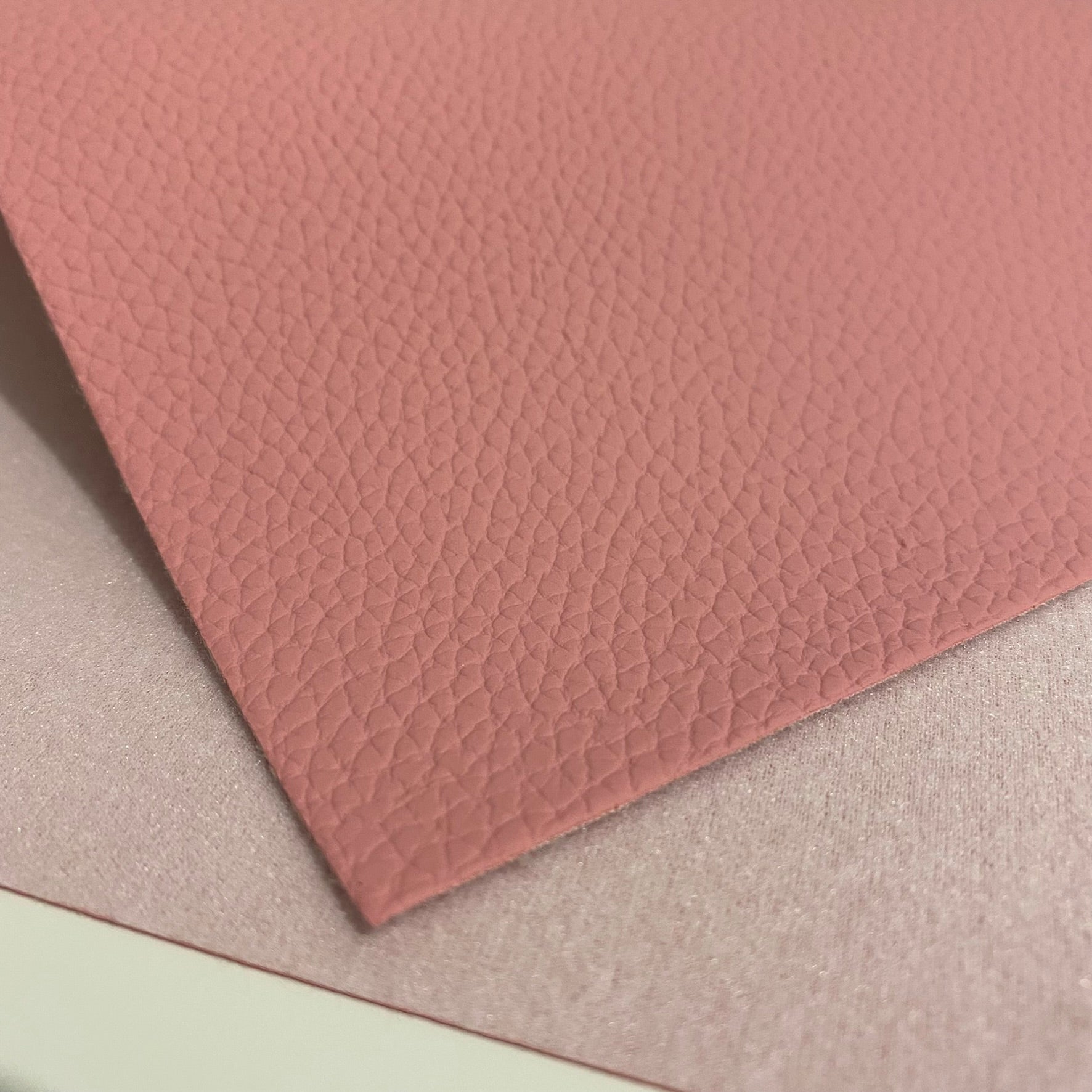 Baby Pink Litchi Faux Leather - FARYAL DESIGNS PTY LTD