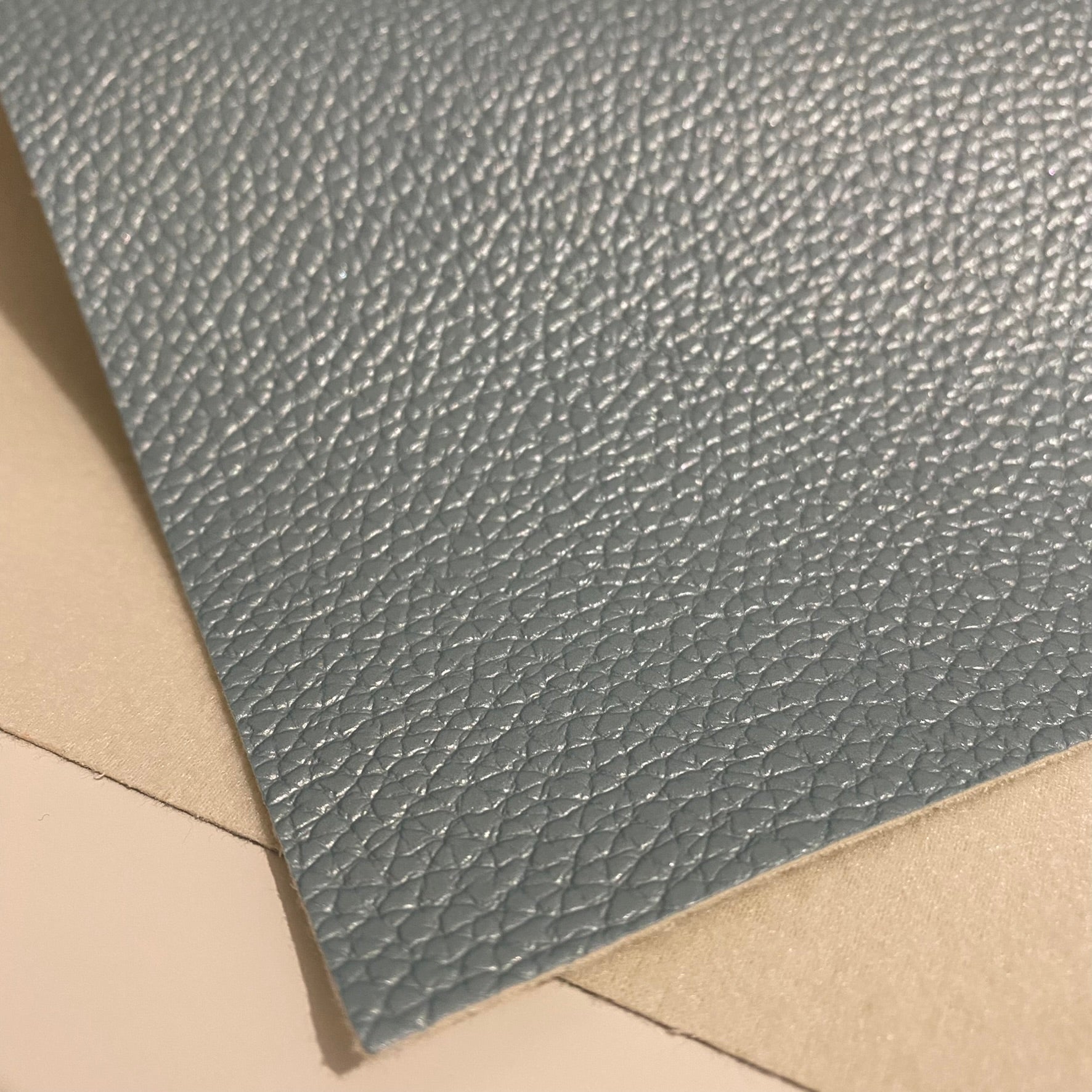 Blue Pearl Litchi Faux Leather - FARYAL DESIGNS PTY LTD