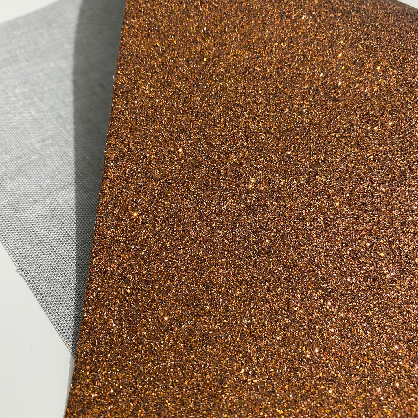 Copper Fine Glitter Faux Leather - FARYAL DESIGNS PTY LTD