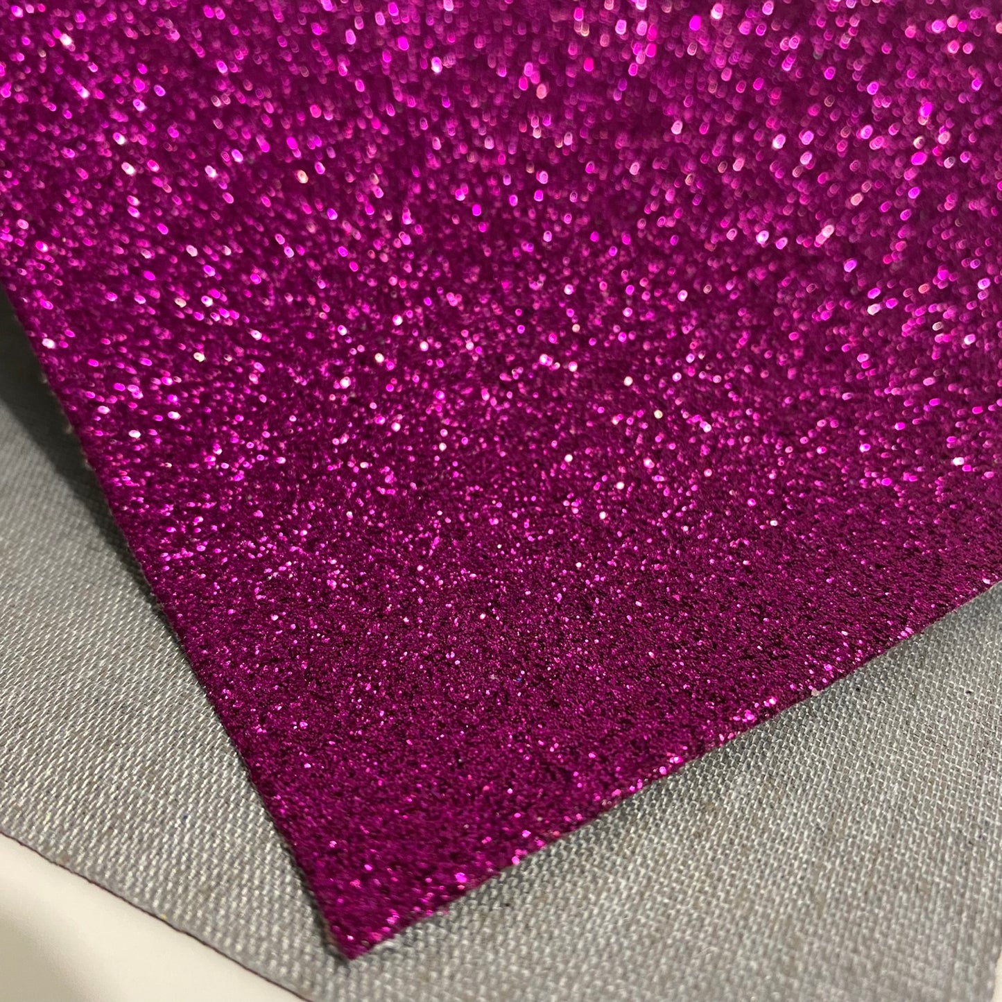 Deep Magenta Fine Glitter Faux Leather - FARYAL DESIGNS PTY LTD