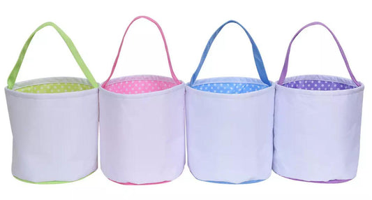DIY Blank Canvas Easter Basket/Bag Faryal Designs Blanks 8.00 Faryal Designs