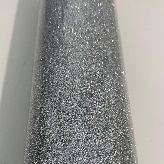 Silver Glitter HTV Faryal Designs HTV 5.00 Faryal Designs