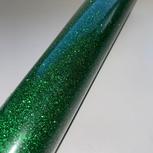 Green Glitter HTV Faryal Designs HTV 5.00 Faryal Designs