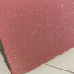 Pink Fine Glitter Faux Leather - FARYAL DESIGNS PTY LTD