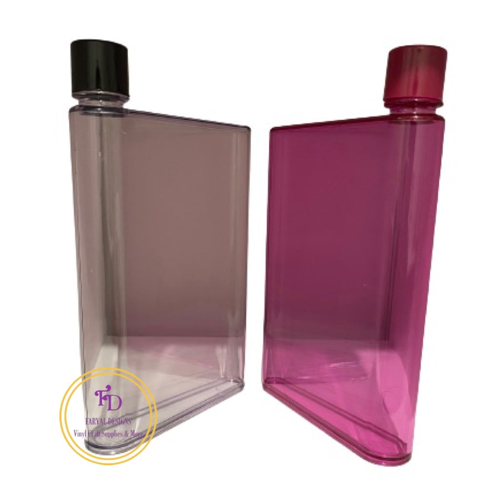 Notebook-style Water Bottle - FARYAL DESIGNS PTY LTD