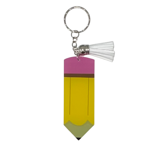 Blank Acrylic Pencil Keychains - FARYAL DESIGNS PTY LTD