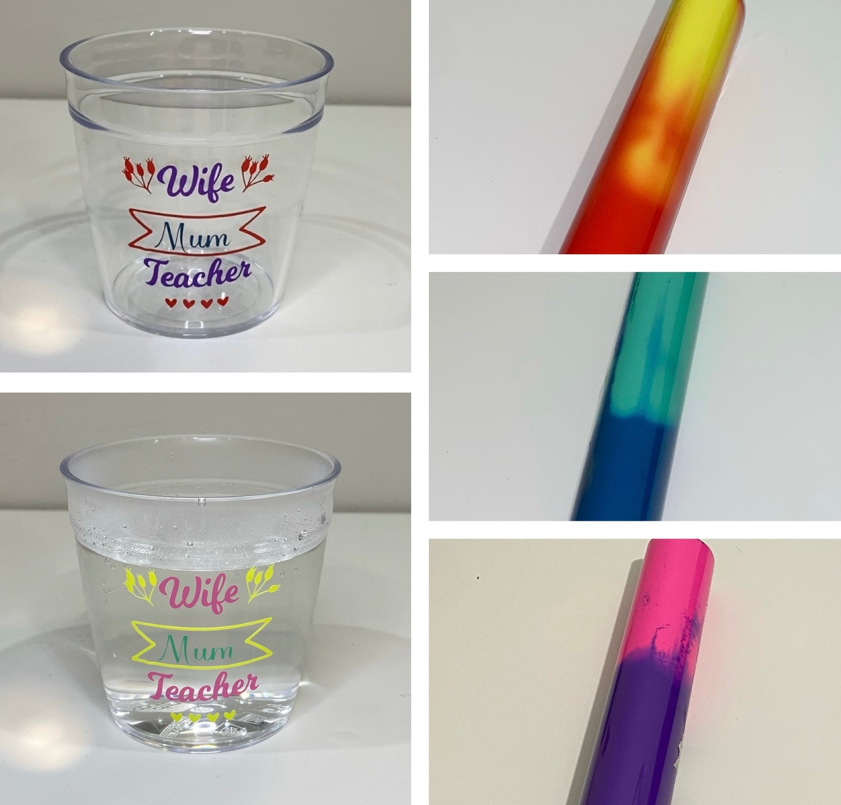 Hot Purple to Pink Temperature Change Permanent Adhesive Vinyl - FARYAL DESIGNS PTY LTD