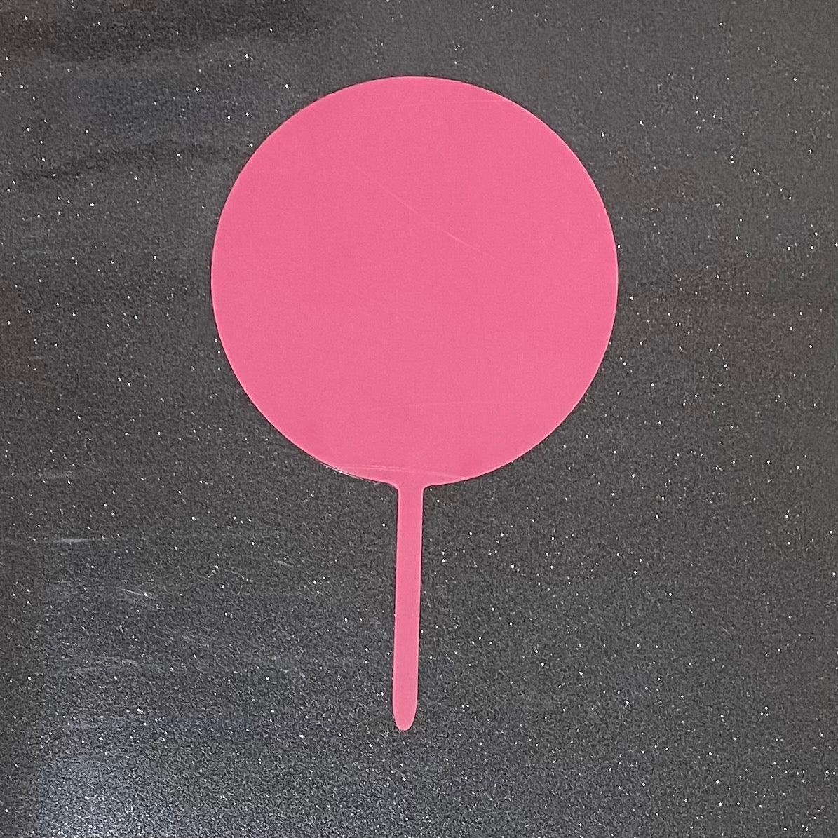 Round Blank Acrylic Cake Toppers (Small) Faryal Designs Blanks 1.95 Faryal Designs