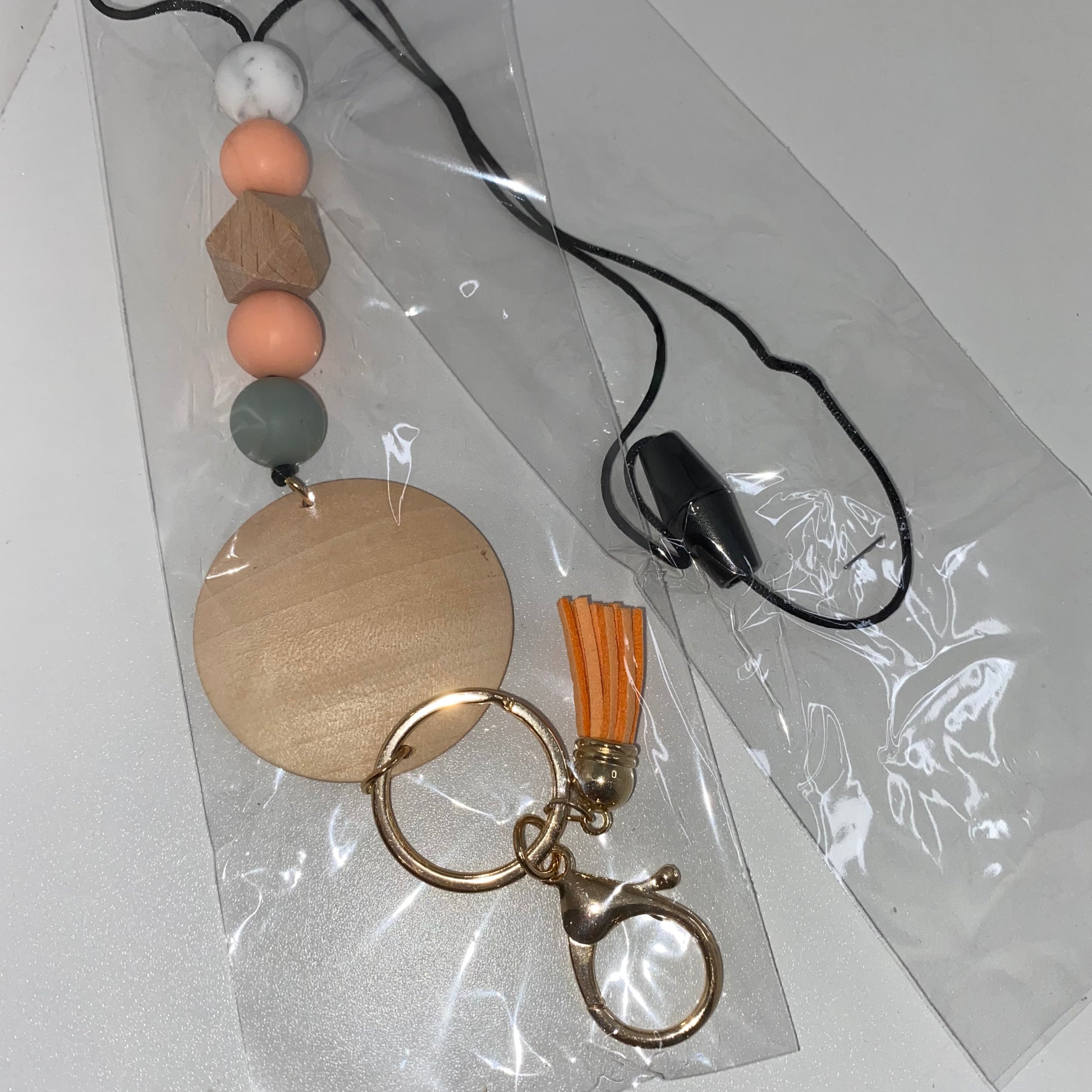 Wooden Disc Lanyards - FARYAL DESIGNS PTY LTD