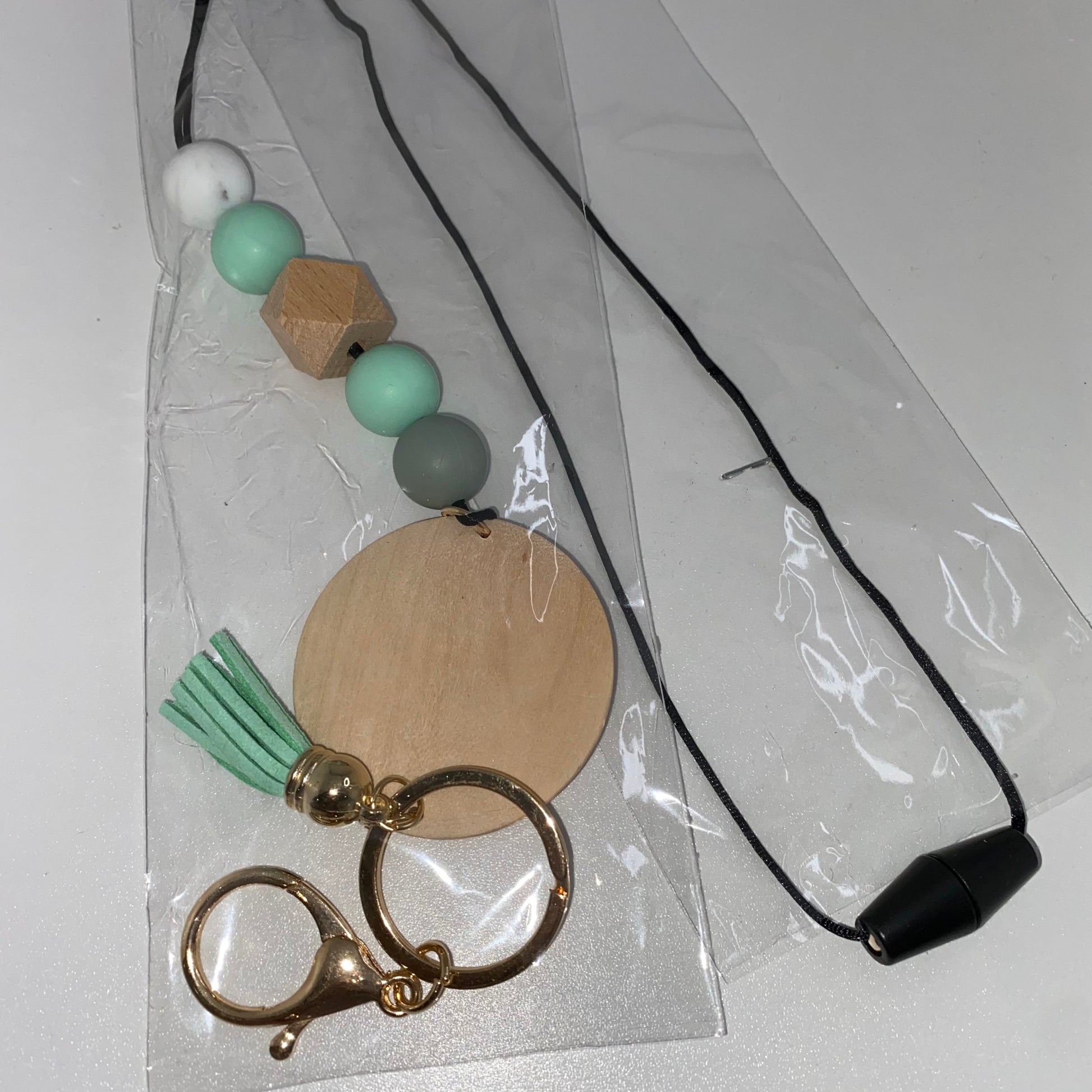 Wooden Disc Lanyards - FARYAL DESIGNS PTY LTD