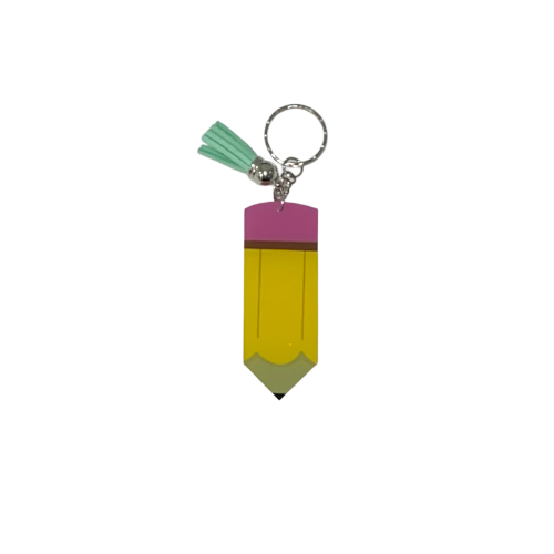 Blank Acrylic Pencil Keychains - FARYAL DESIGNS PTY LTD